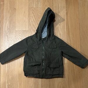 Old Navy Kids Green Hooded Jacket